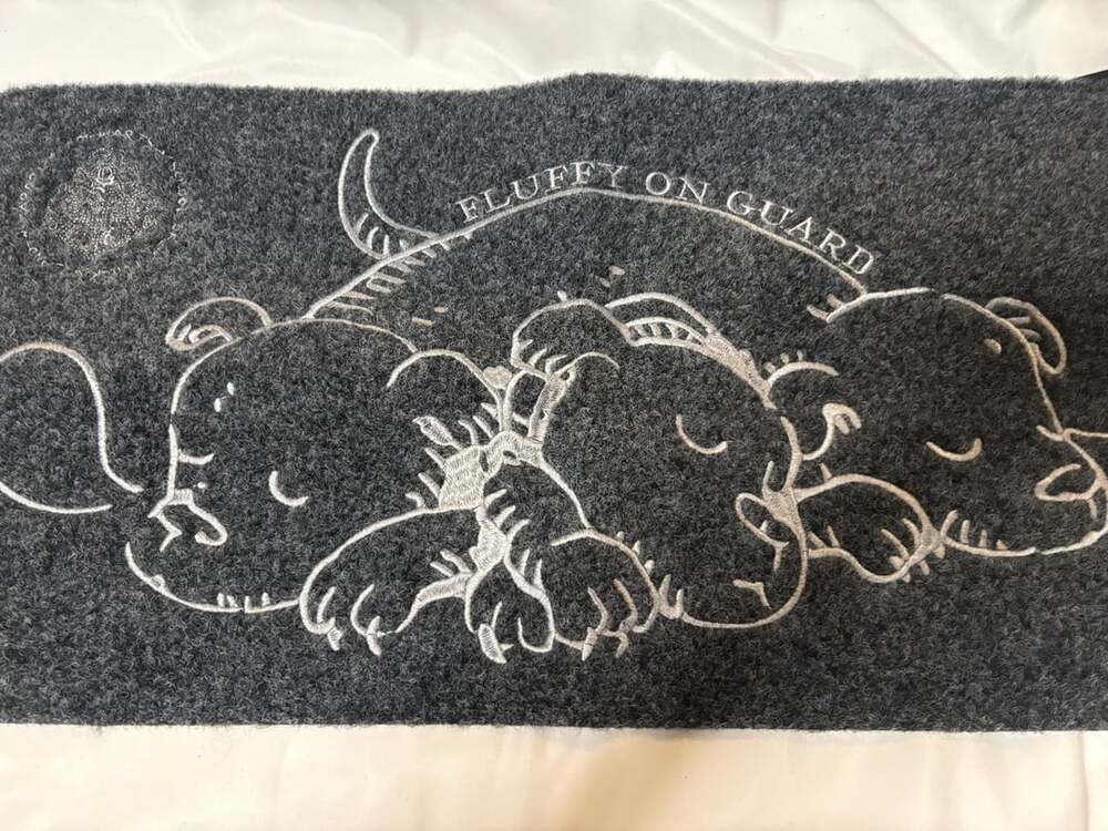 Harry Potter Fluffy On Guard Doormat